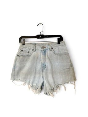 Levi's Vintage 550 Cutoff Denim Shorts - Light Wash, High-Rise, Size 8